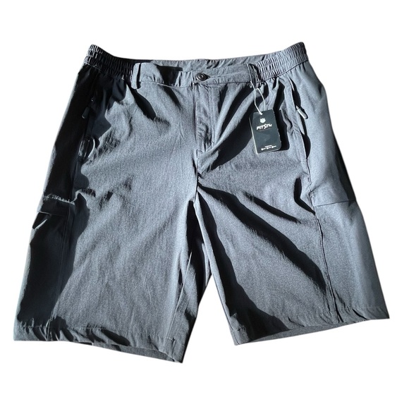 NWT- Mens FitsT4 Black Shorts in Size XL. - Picture 2 of 10